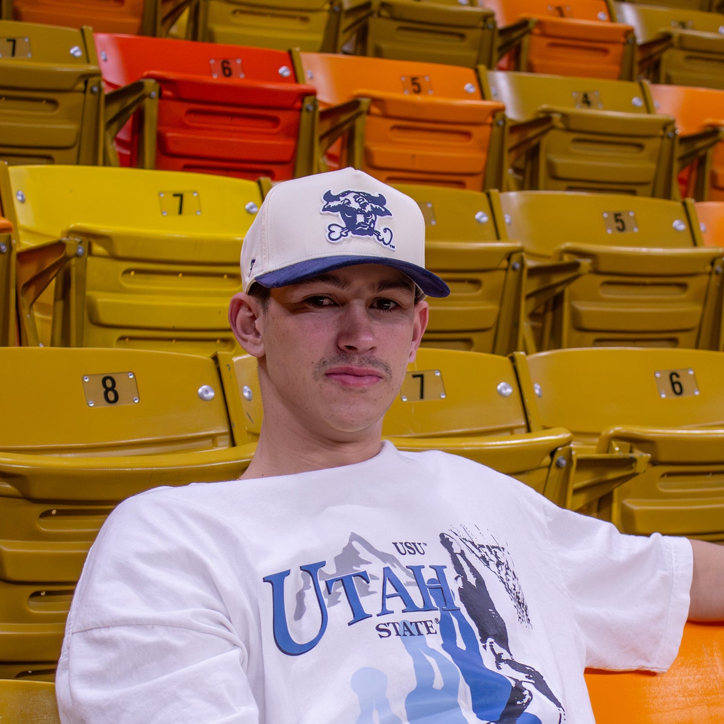 Big Blue Suede Aggie Hat