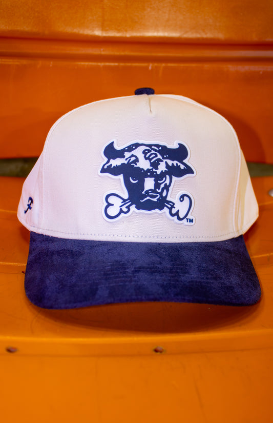 Big Blue Suede Aggie Hat